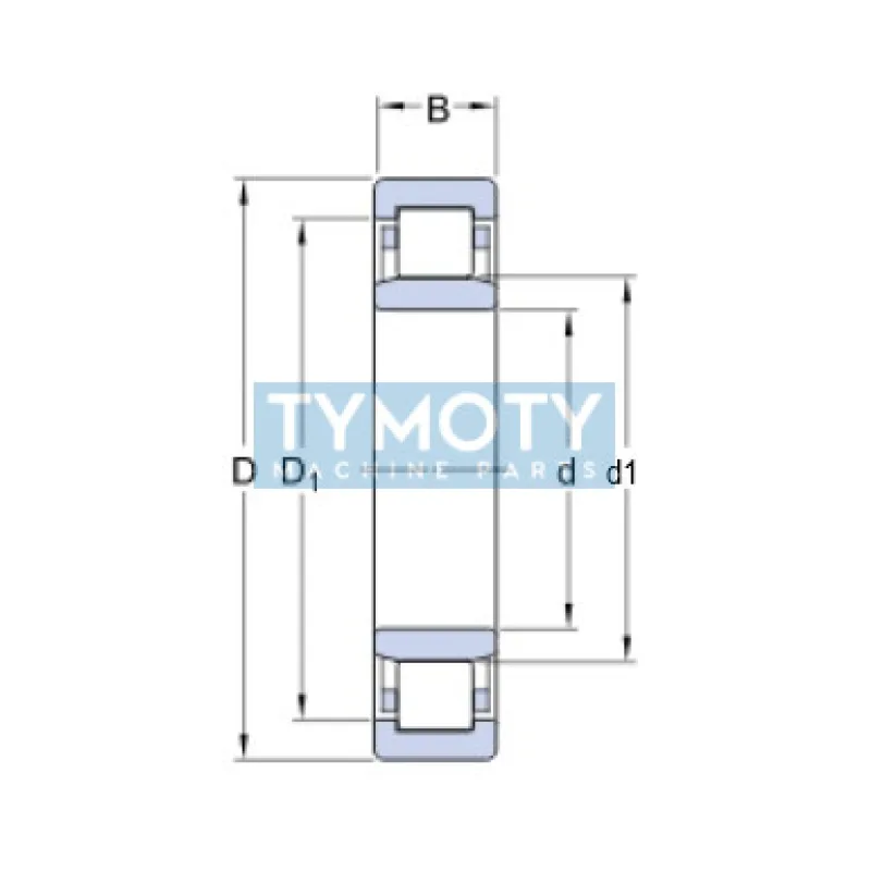 SKF NU 1005 valčekové ložisko