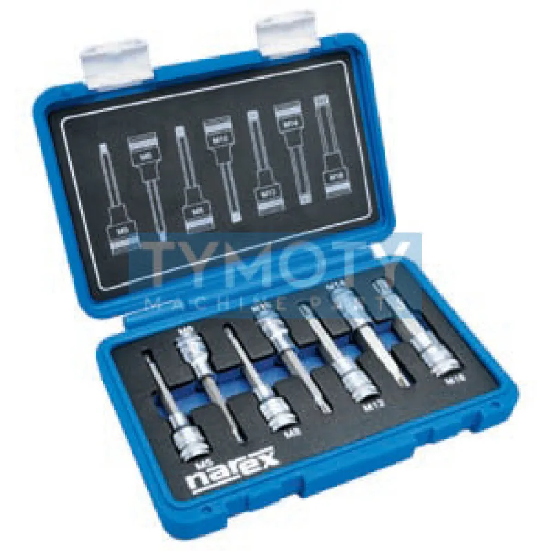 Súprava hlavíc XZN M5-16/100mm, NAREX-SADA, 7-dielna, M5-16 /443000960/