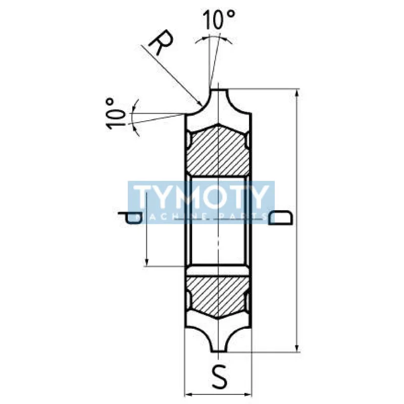 Fréza štvrťkruhová vydutá, F830170, 8 mm