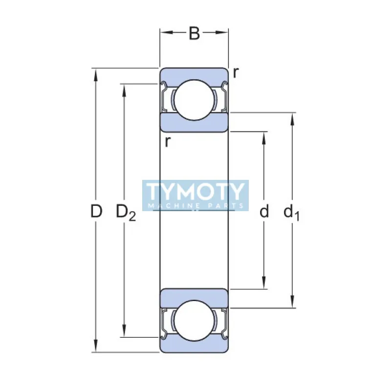 SKF 6013-2Z guľkové ložisko
