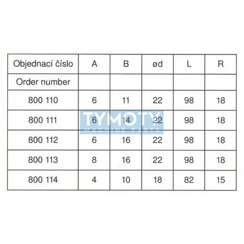 Rukoväť úpinok, UPINKA, 800112