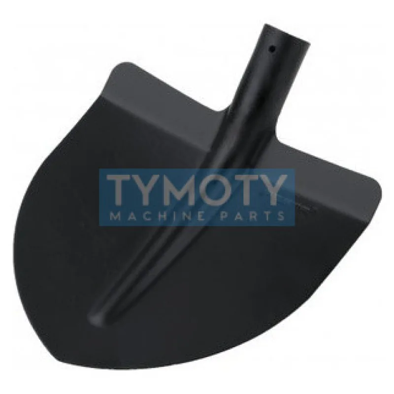 Lopata železná špicatá srdcovka 26x28cm čierna