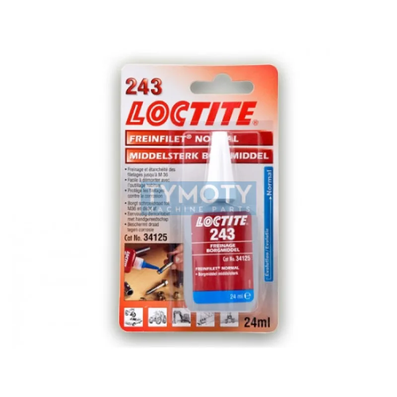 Loctite 243 - 24 ml zaisťovač skrutiek SP