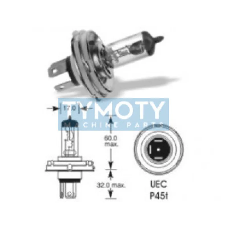 Žiarovka Elta 24V H4 75/70W P45t-41asymetrická