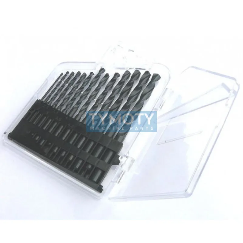 Súprava vrtákov DIN 338RN HSS 1,5-6,5 mm (po 0,5 mm) 13 ks v plastovej krabičke, STIMZET