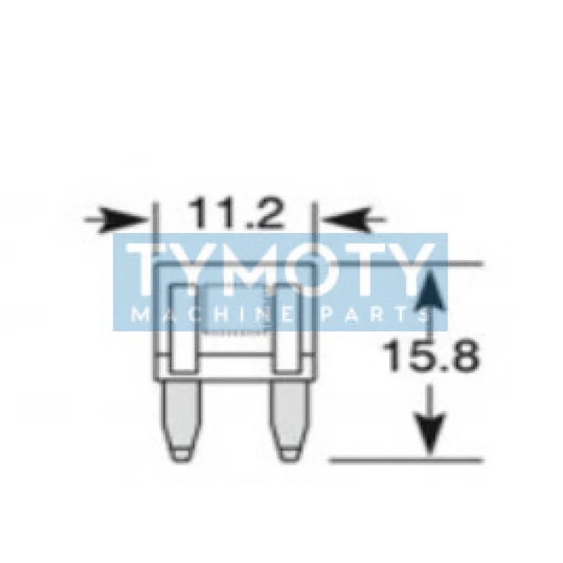 Poistka nožová mini 20A