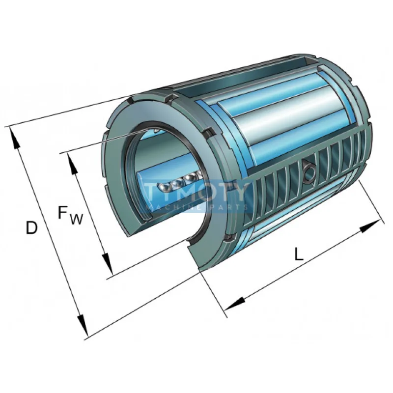 INA KSO 40-PP lineárne guľkové ložisko