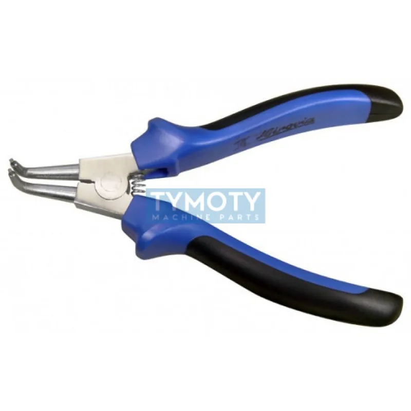 Kliešte na poistné krúžky vonkajšie zahnuté 90° 19-60 mm PVC-NiCr, Zbirovia 2326/175mm