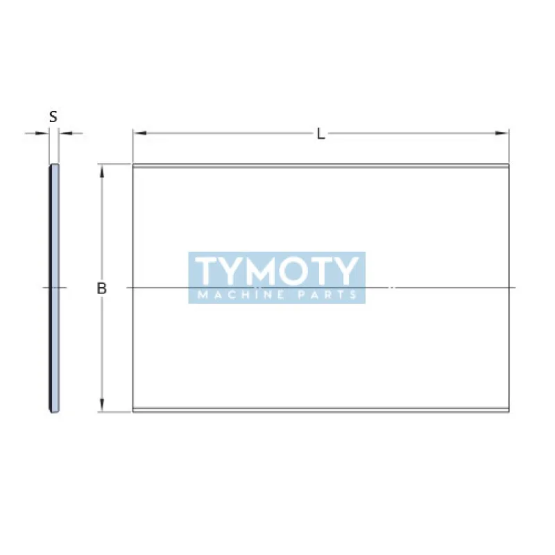 SKF PCMS 2005002.50 E klzný pás, oceľ-PTFE