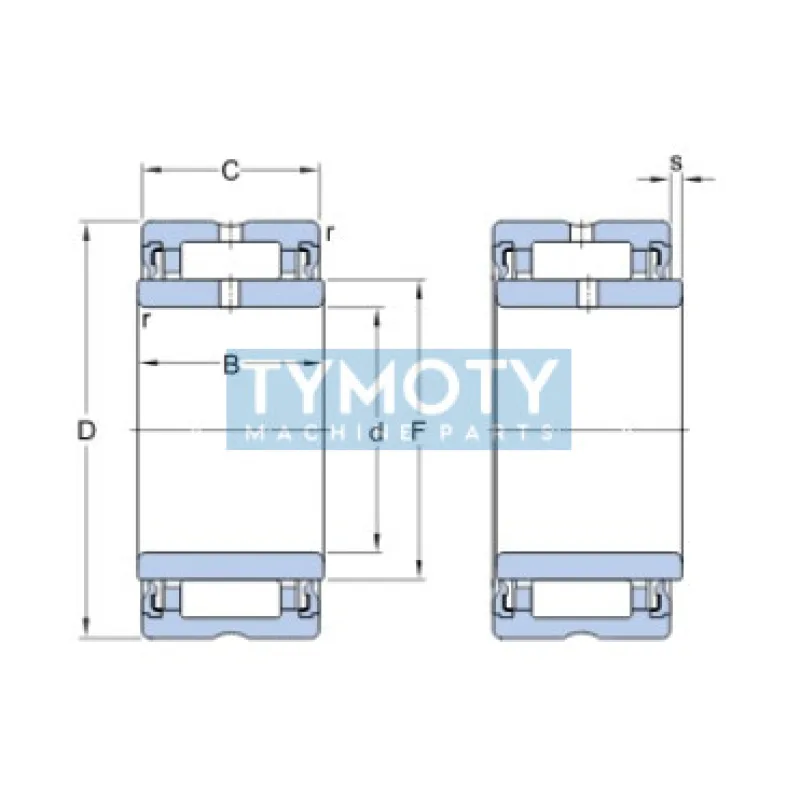 SKF NA 4900.2RS ihlové ložisko