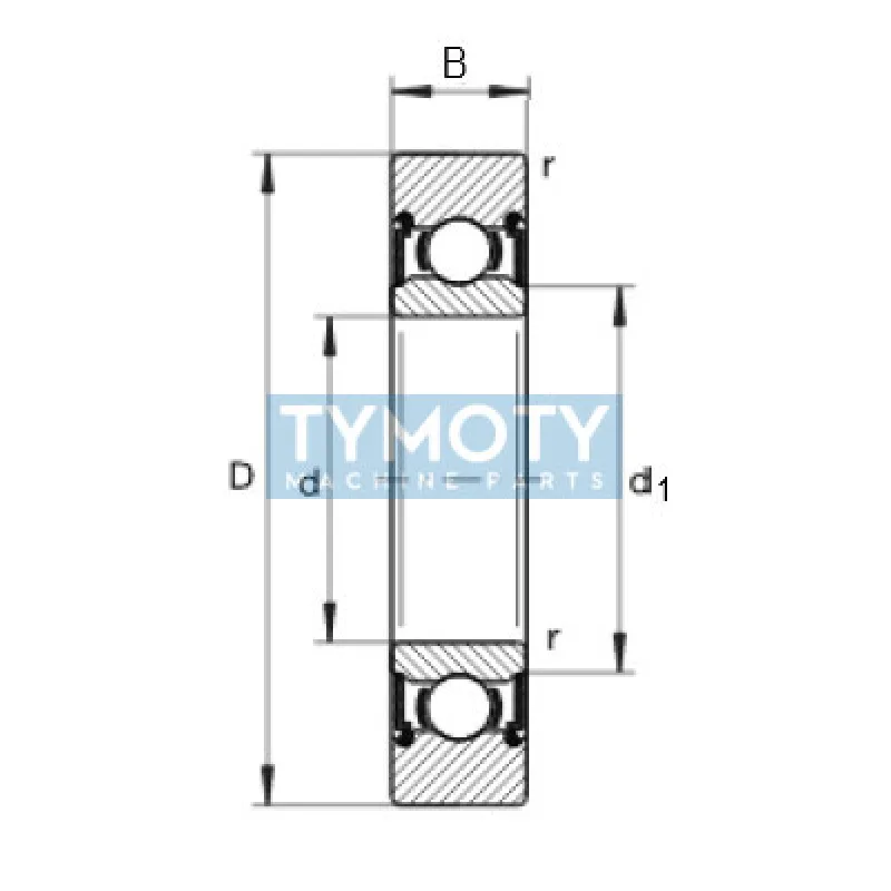 INA LR 206-X-2RSR ložisková kladka