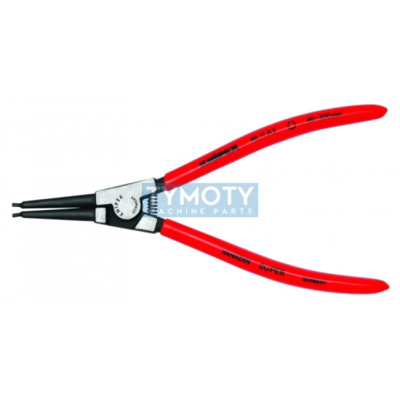 KNIPEX 46 11 A2 Kliešte pre vonkajšie poj. krúžky 19-60 mm, plastové návleky, fosfátované