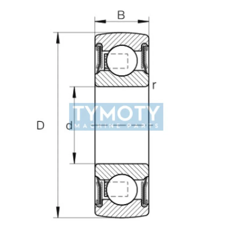 INA 608 KDD-B upínacie ložisko