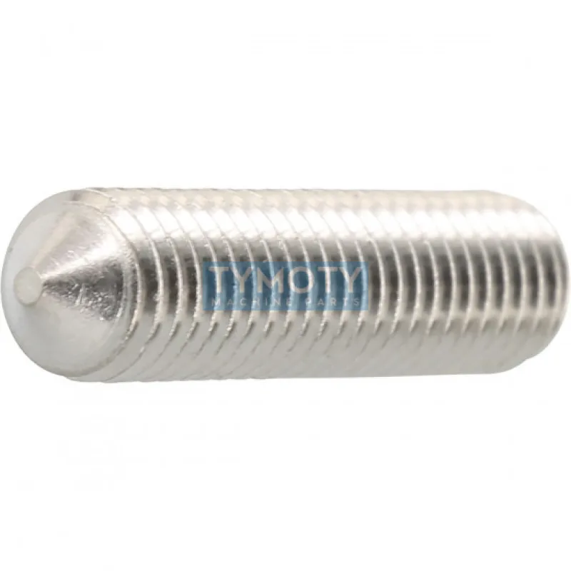 Skrutka stavacia s hrotom-inbus DIN 914 M3x4 nerez A2