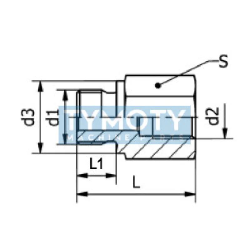 Redukcia RIBM M16x1,5-M18x1,5 vz