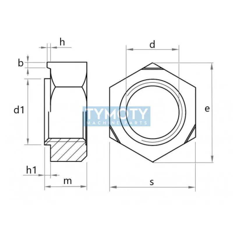 Matica na privarenie DIN 929 M12 nerez A2