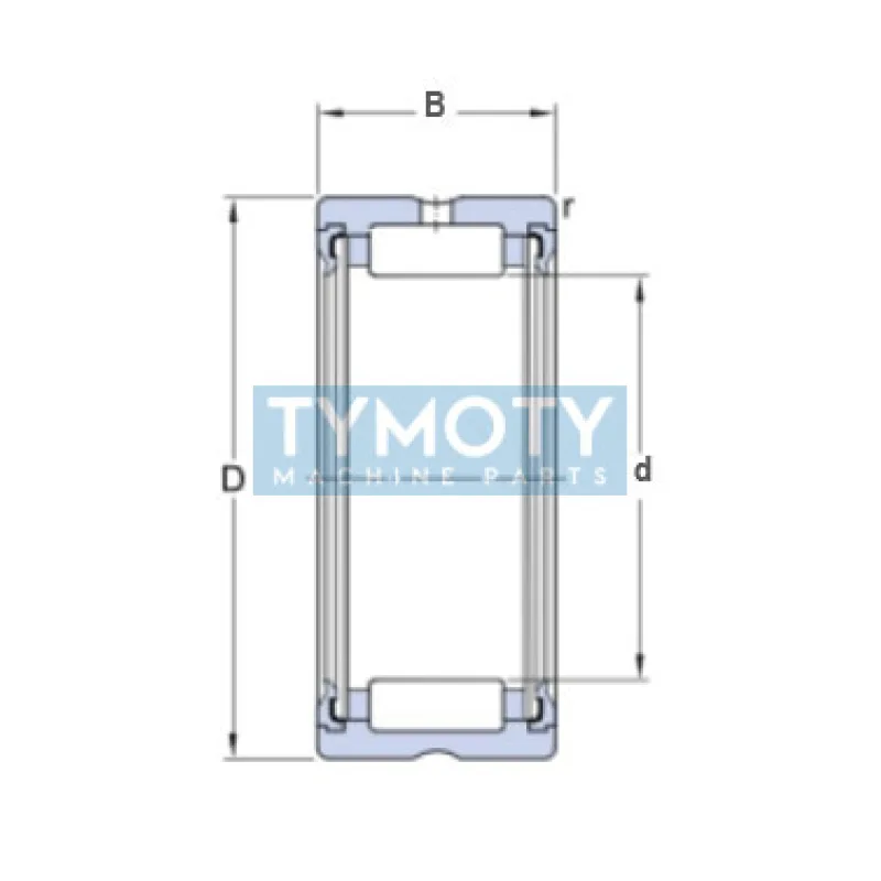 SKF RNA 4900.2RS ihlové ložisko bez vnútorného krúžku