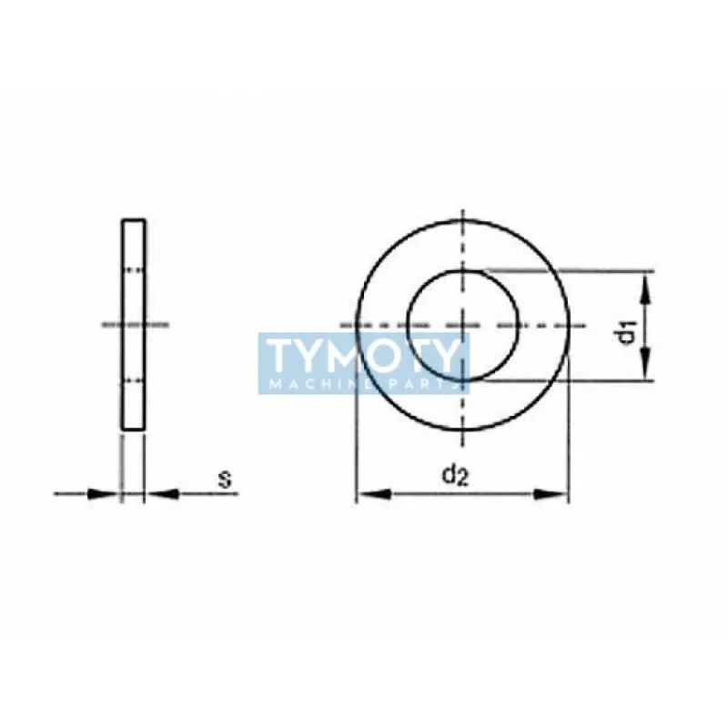 Tesniaci krúžok FIBR 6x12x1,5