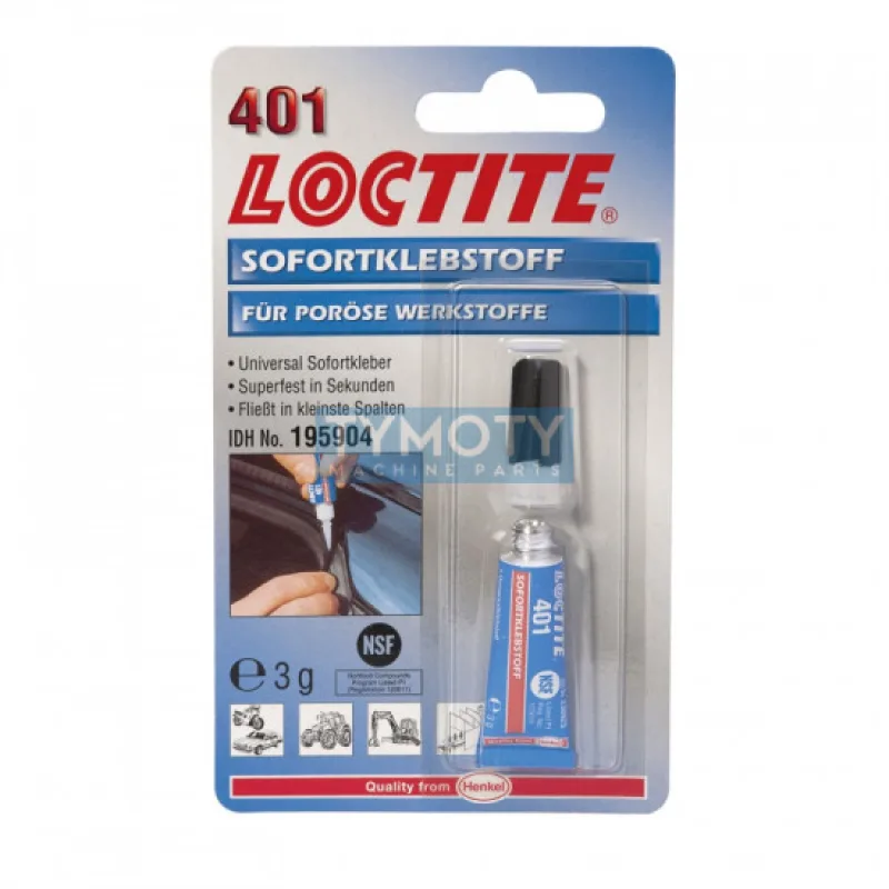Loctite 401 - 3 g sekundové lepidlo blister
