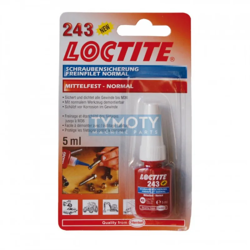 Loctite 243 - 5 ml zaisťovač skrutiek SP
