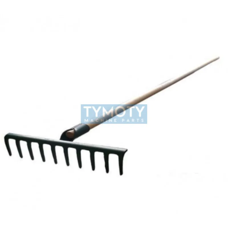 Hrable kovové 10 zubov s násadou 150cm