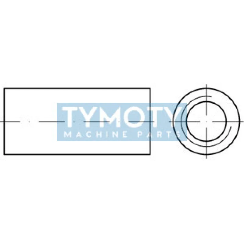 Matica predlžovacia valcová M6x20 |06| pozink
