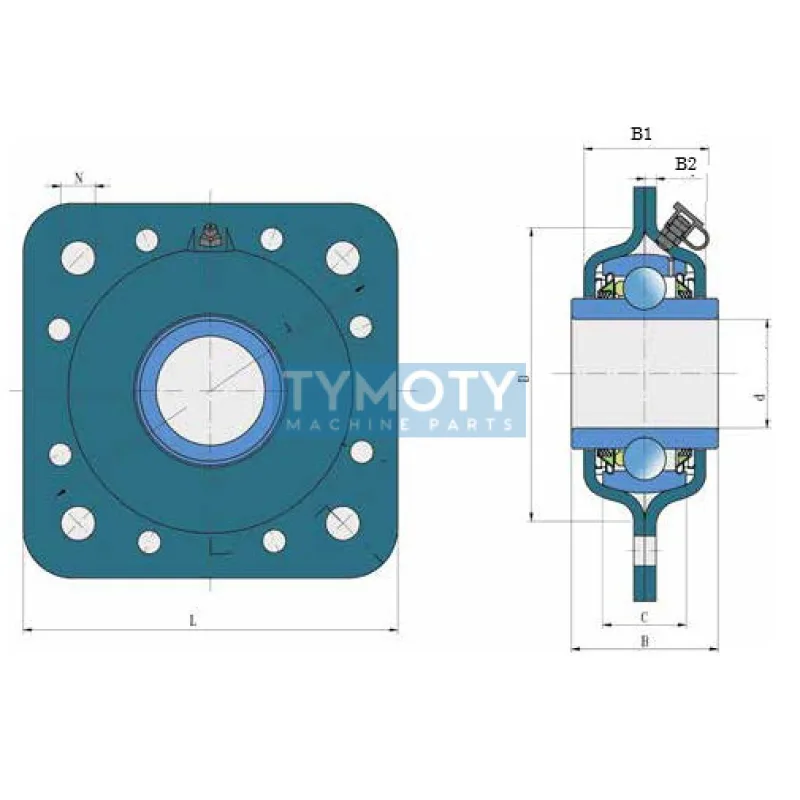 FKL GWST 211PPB15 (LS 211) ložisková jednotka