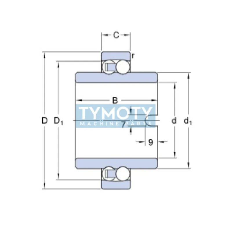 SKF 11206 TN9 naklápacie guľkové ložisko