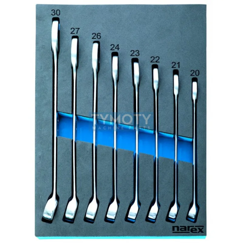 Modul očkoplochých kľúčov 20-30mm/8dielov DIN 3113, NAREX-MODUL, M 230406.608 - DIN3113