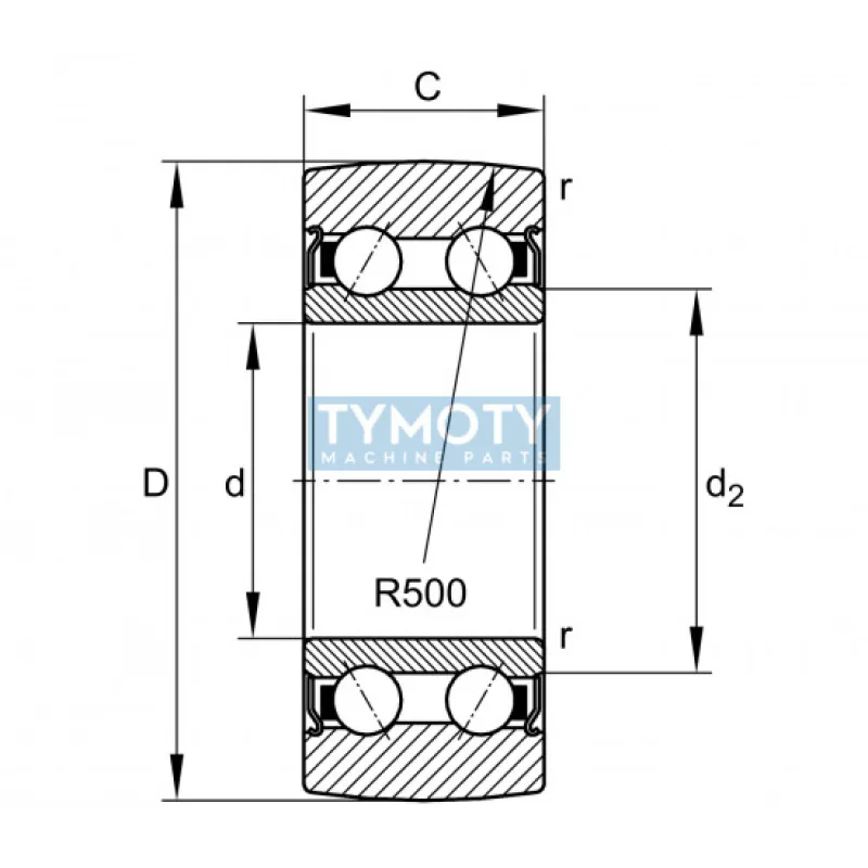 INA LR 5203-IS1-2Z-TVH-XL ložisková kladka