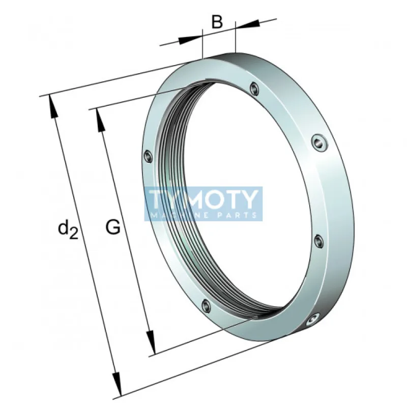 HM Z23 FAG poistná matica pre hriadele bez drážky