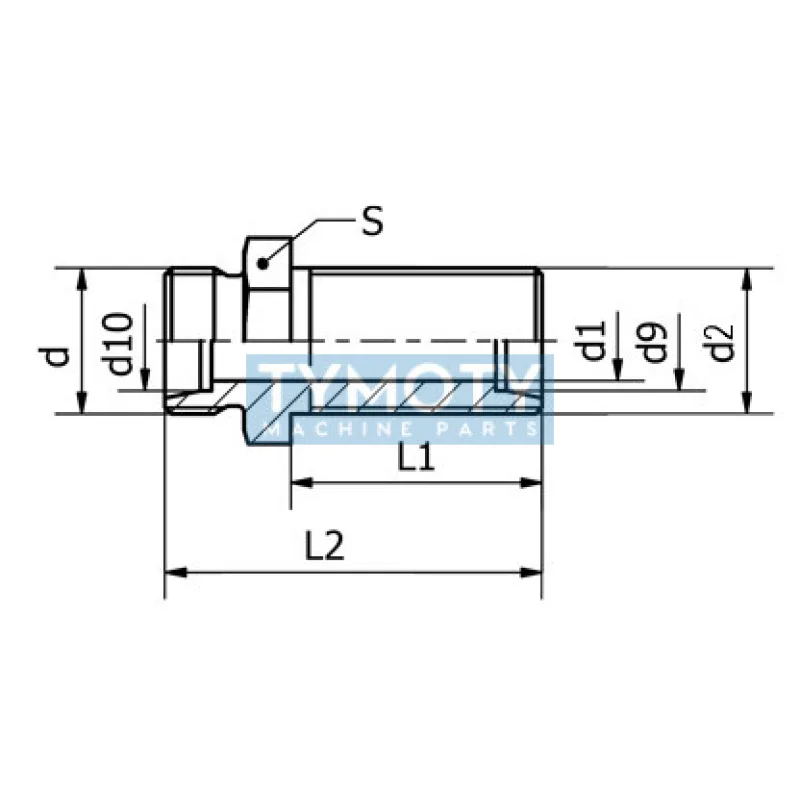 Spojka panelová PSP2 6L M12x1,5