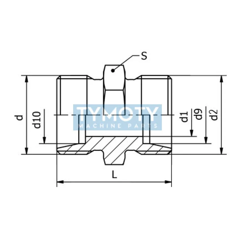 Spojka PSR2 Js20/22L M30x1,5/M30x2