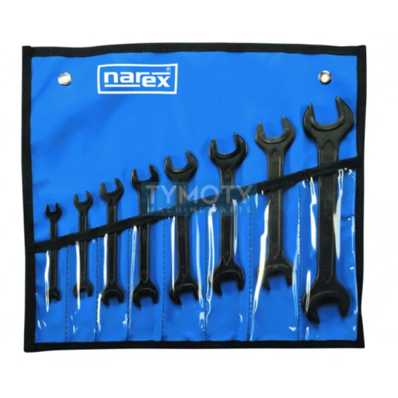 Sada obojstr.kľúčov vo vinyl.púzdre DIN 895 - NAREX, 230895.508-NAREX, 8-dielna /6-24/