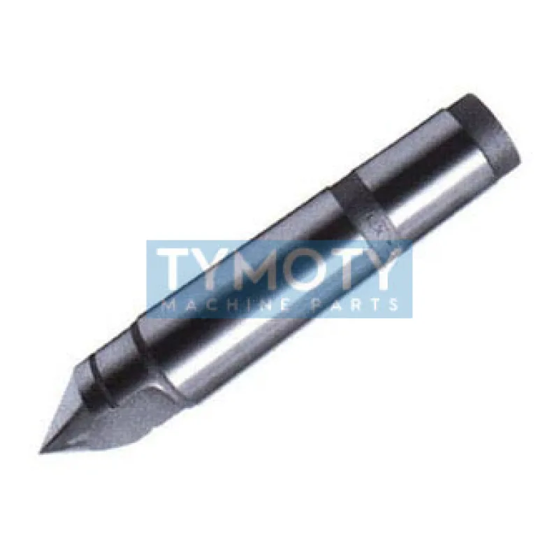 Upínací hrot sploštený s vrcholovým uhlom 60 ° a vložkou zo spekaného karbidu, 243317, Mk5