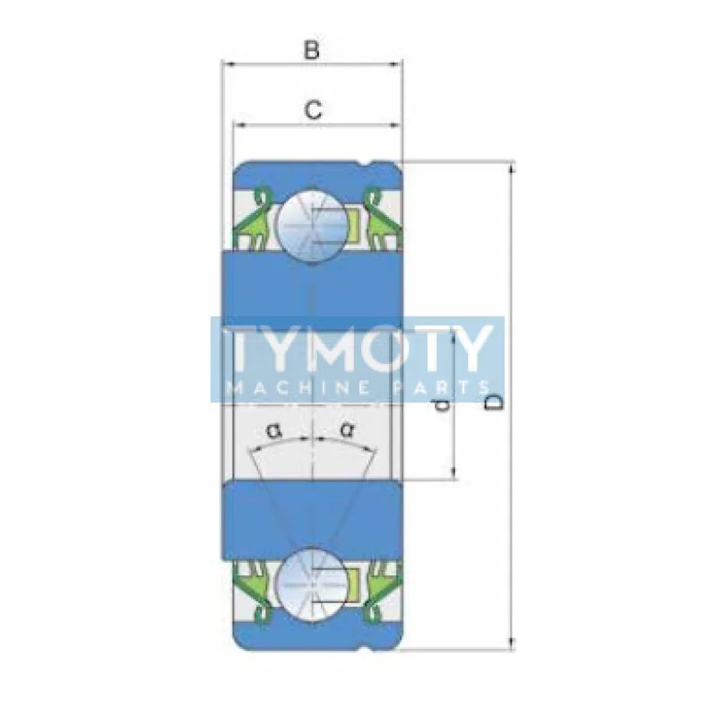 FKL SL 5316-2T ložisko