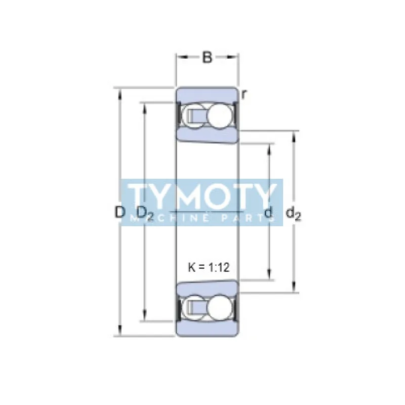 SKF 2213 E-2RS1KTN9 naklápacie guľkové ložisko