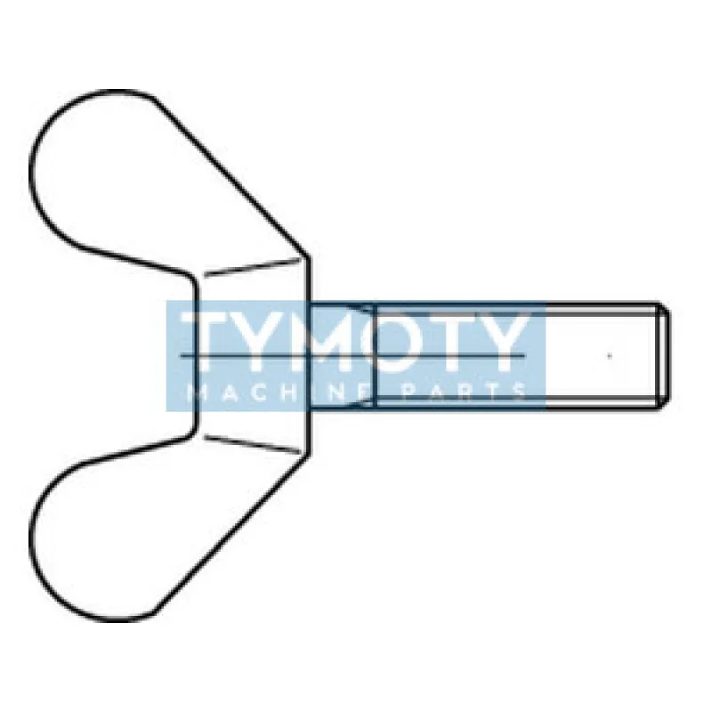 Skrutka krídlová GT DIN 316 M12x50 pozink