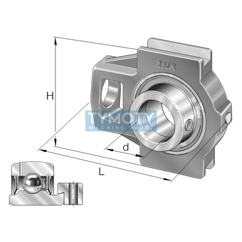 INA PTUE 20-XL ložisková jednotka