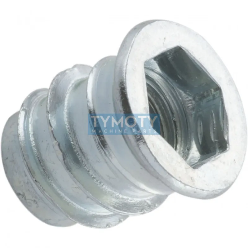 Matica závrtná kužeľová s golierom - inbus M6x13 pozink