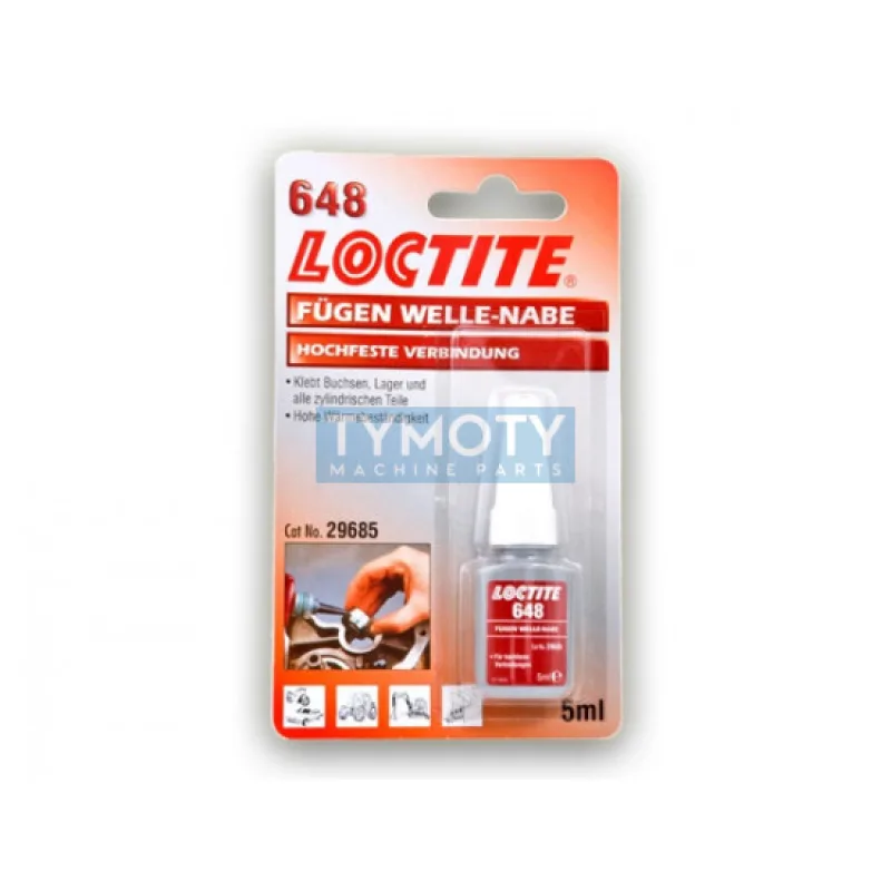 Loctite 648 - 5 ml upevňovač spojov VP