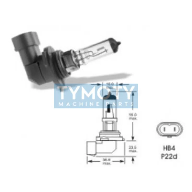 Žiarovka Narva 12V HB4 51W P22d 9006