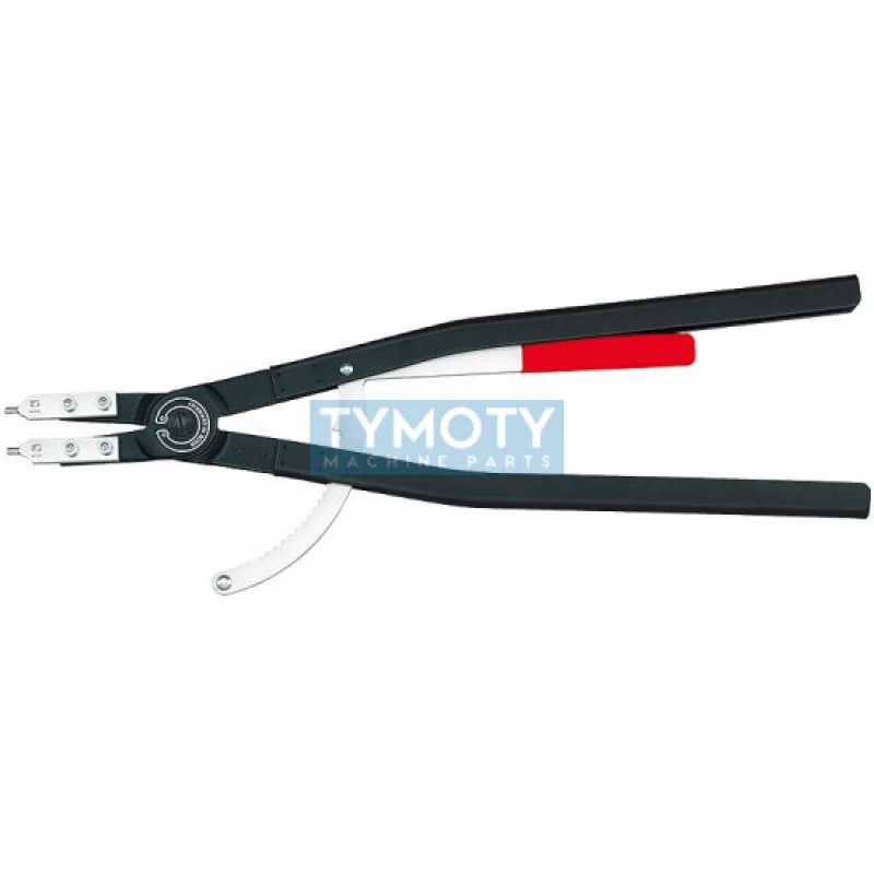 KNIPEX 44 10 J5 Kliešte pre vnútorné spojovacie krúžky 122-300 mm lakované čiernou farbou