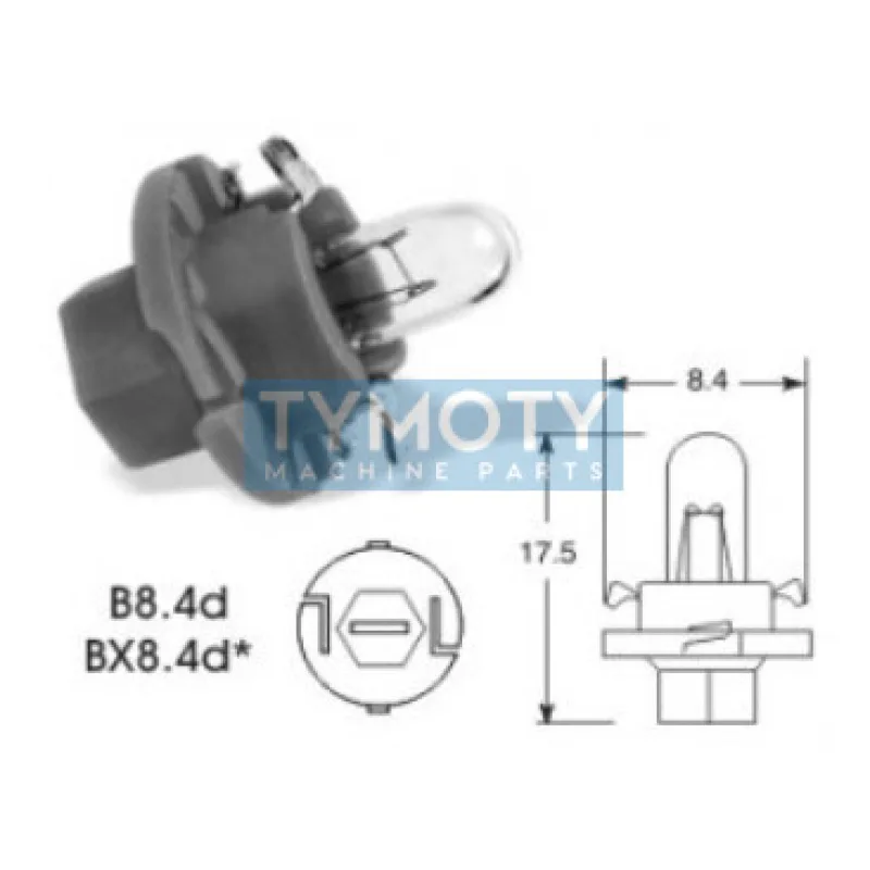 Žiarovka Narva 24V 1,4W BX8,4d