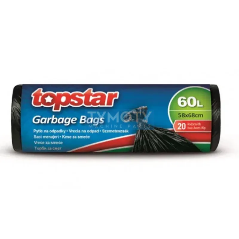 Vrecká do odp.koša 60 l/58x68cm/20ks topstar