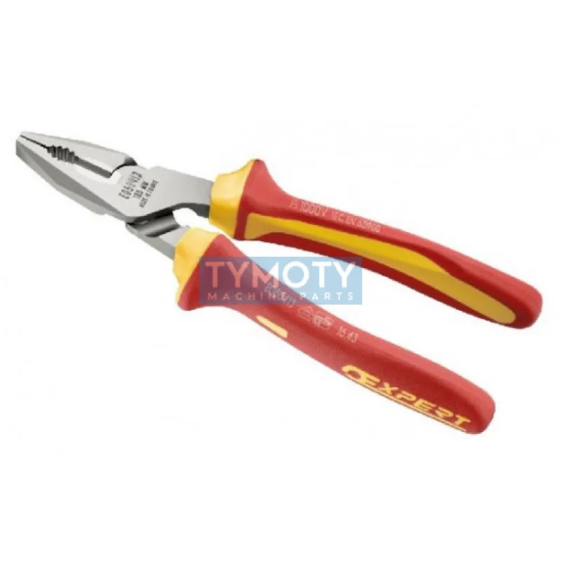 Izolované VDE kombinačné kliešte 160mm, EXPERT, E050412 - 160