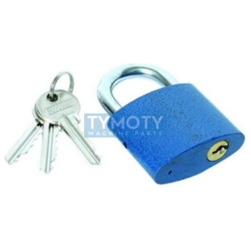 Zámok visiaca liatina modrý 38