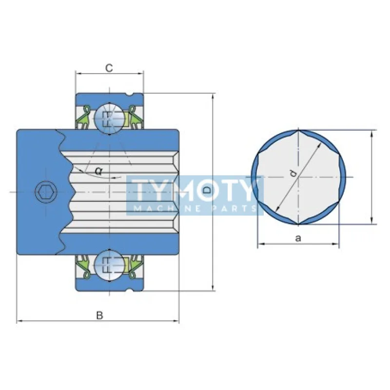 FKL SLE 53-012-2T ložisko