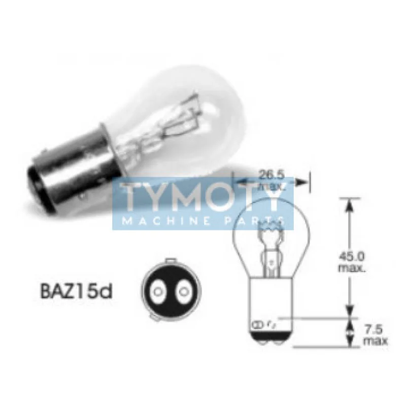 Žiarovka Elta 12V 21/4W BAZ15d