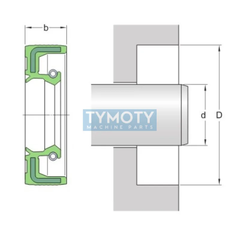 Gufero 110x130x12 (FPM-AS) HMSA7 V SKF